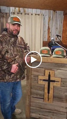 Customer video review of Custom Leather Patch Hats Richardson 112 Laser Engraved