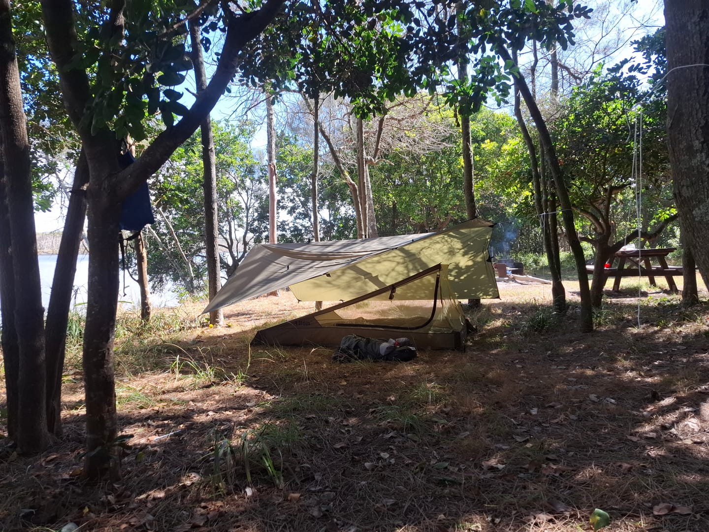Customer photo review of 3m x 3m Lightweight Tarp