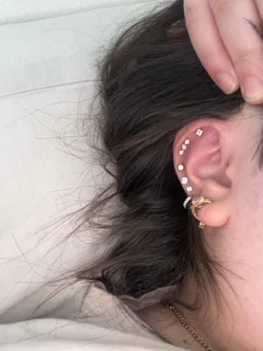 Customer photo review of Britney Piercing | Titan
