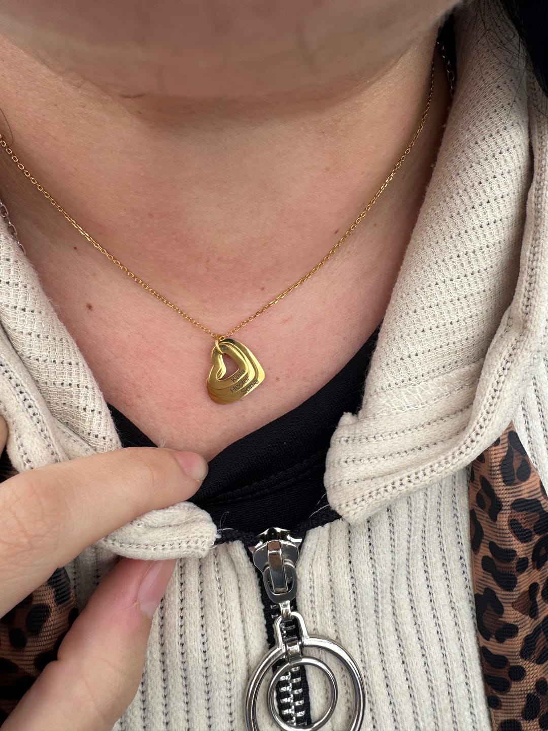 Customer photo review of Collar Affection - Personalizado