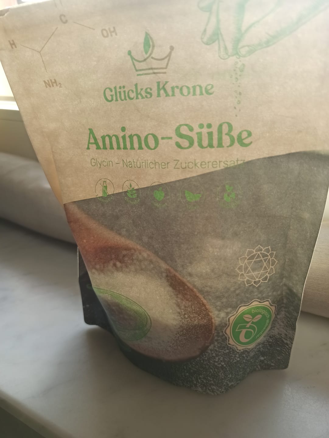 Customer photo review of Amino-Süße (L-Glycin) - 250g