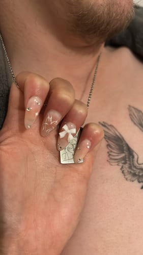 Customer photo review of Custom Soulmate© Tag Spicy Necklace