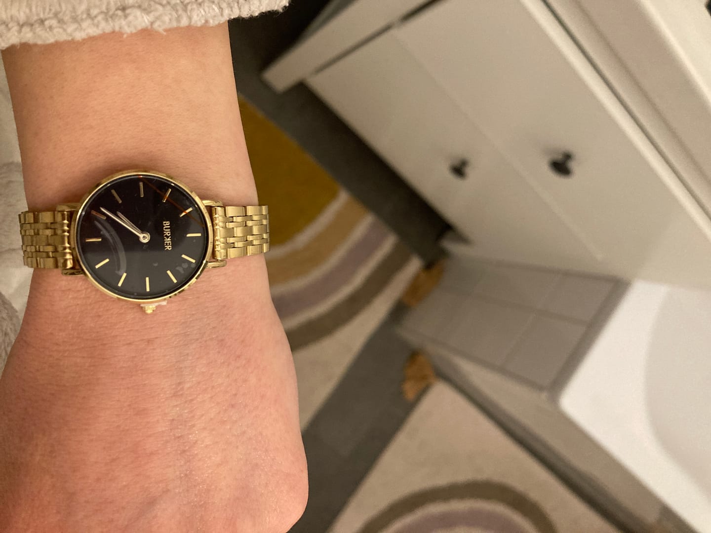 Customer photo review of Ruby Petite Gold Black