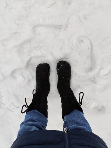 Customer photo review of Vaistoa Hanki -paljasjalkatalvisaappaat