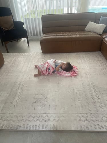 Customer photo review of The Mellow Mat v2® Designer Print | Beige (Soft Touch Sensory Tatami Rug) PR02