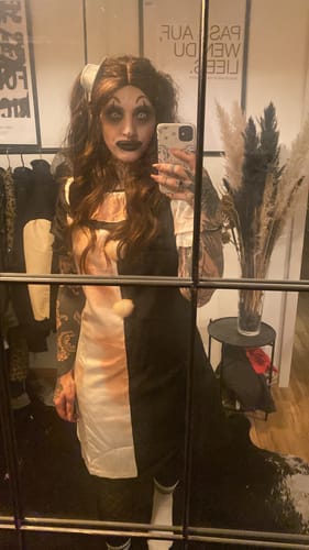 Customer photo review of Terrifier Art the Clown welbliche Cosplay Kostüm Halloween Karneval Outfits