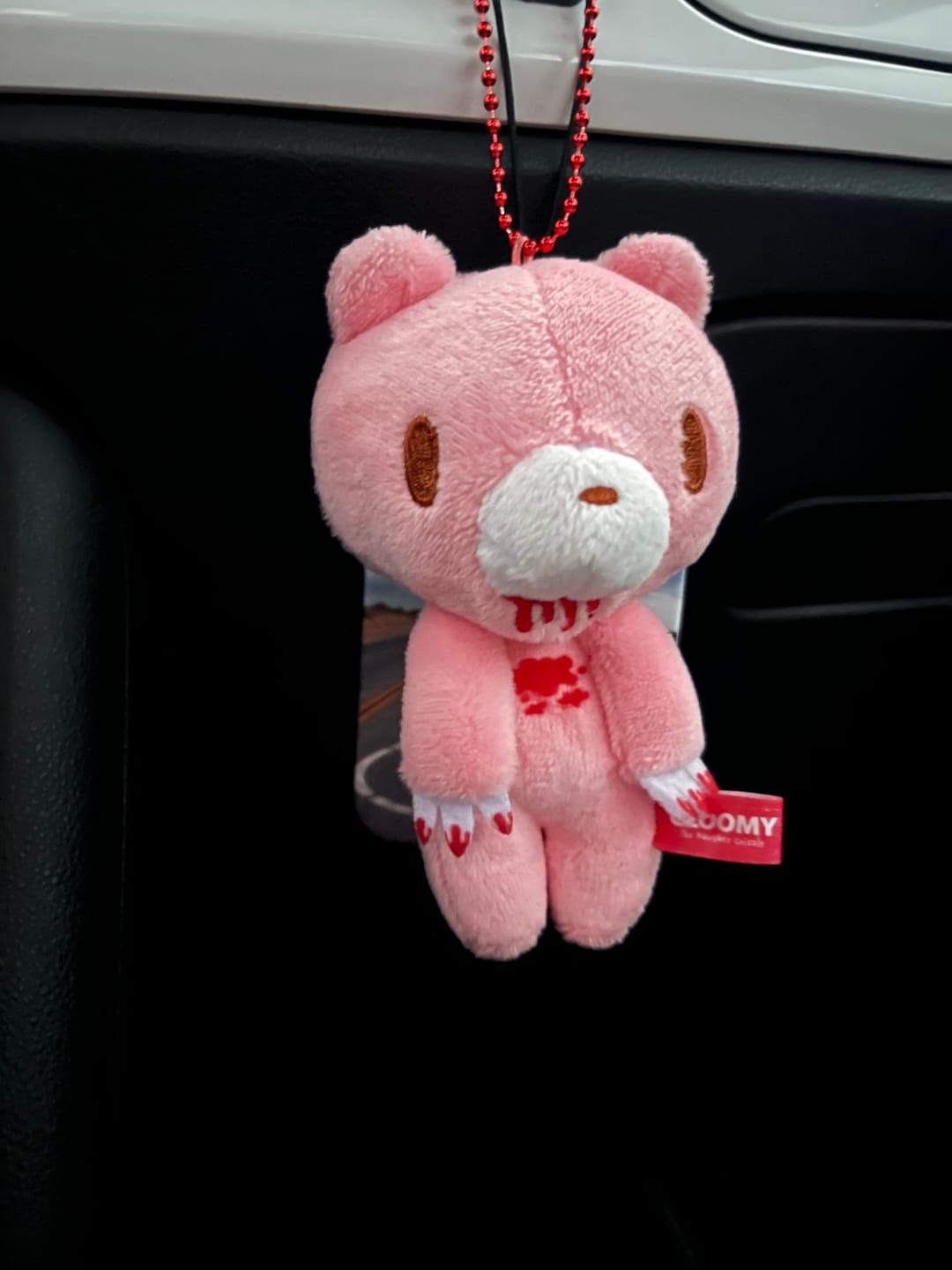 Customer photo review of Mini Pink Messy Gloomy Ballchain Plushie