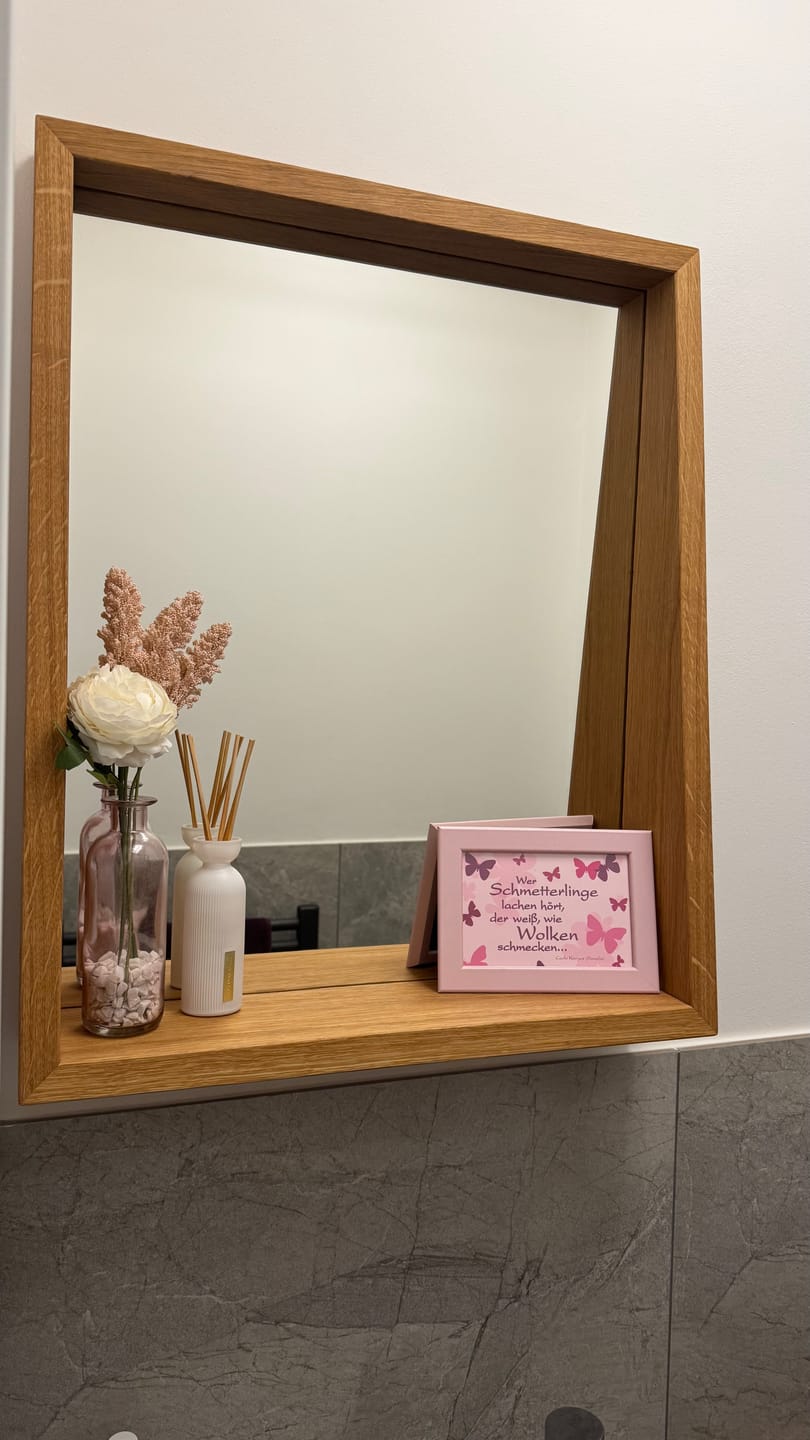 Customer photo review of Spiegelrahmen ARTUS aus Holz