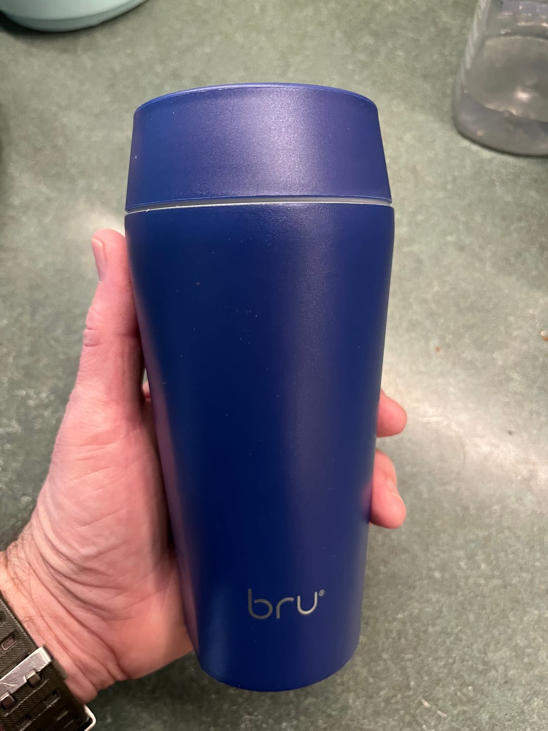 Customer photo review of bru Ceramic Travel Mug
