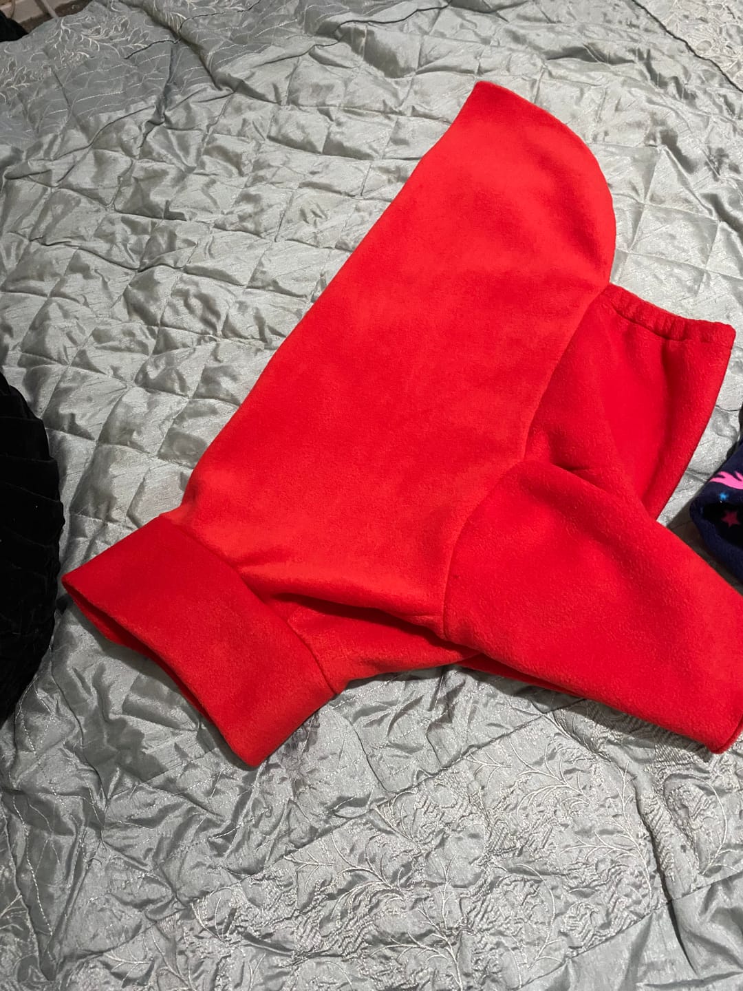 Customer photo review of Special Offer #2 - Plain Polar Fleece Fabric - 2 metre Pre-cut