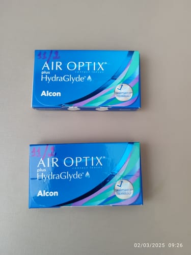 Customer photo review of Lentes de Contato Air Optix Plus HydraGlyde
