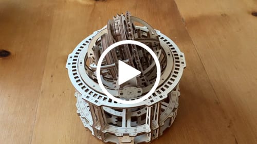 Customer video review of Spherical Tourbillon Chronograph 3D Wooden Puzzle