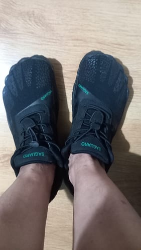 Customer photo review of Dive IV - Gris/Rosado - Zapatilla Ergonómica - Barefoot