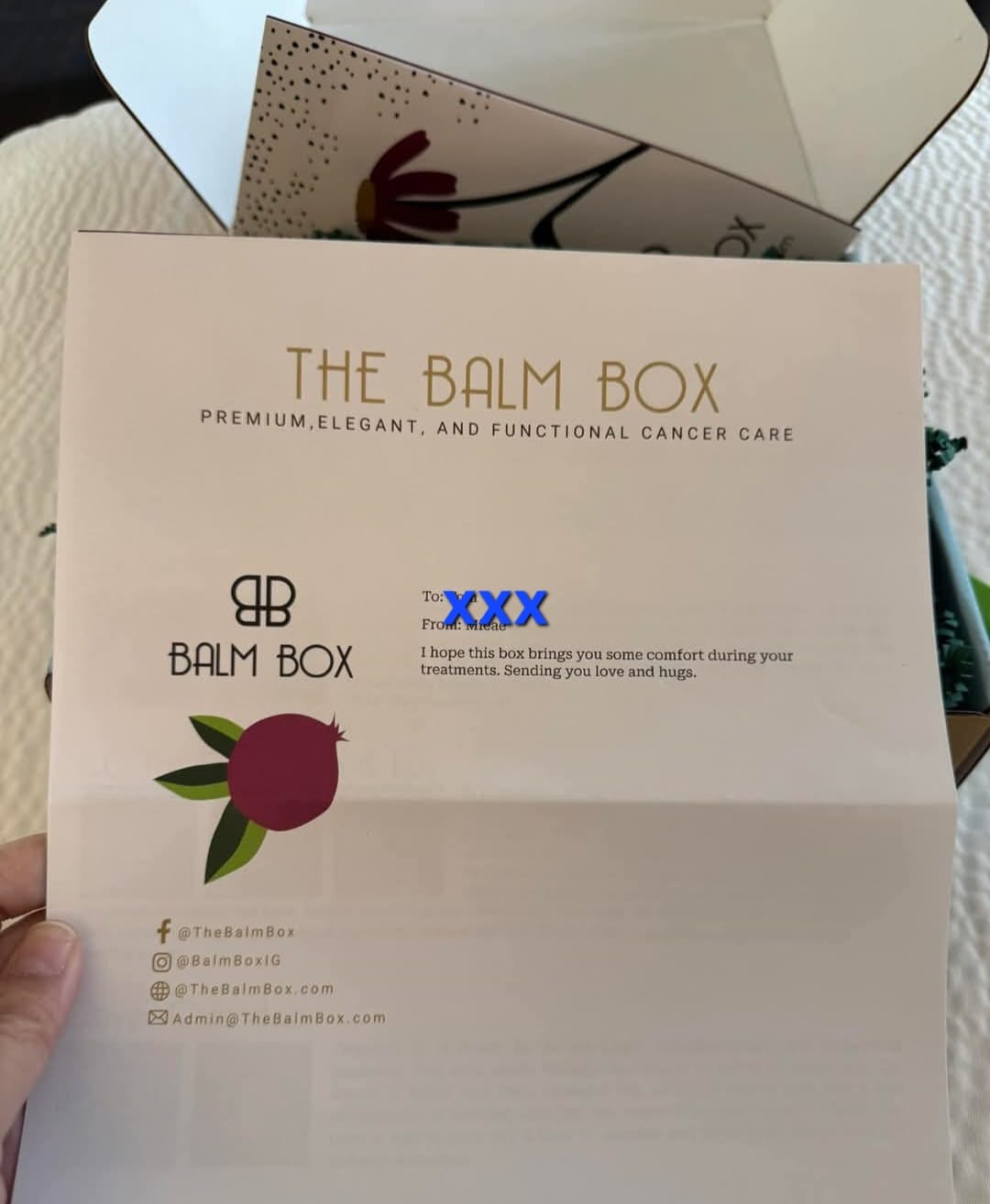 Customer photo review of Premium Soothing Skin & Lips