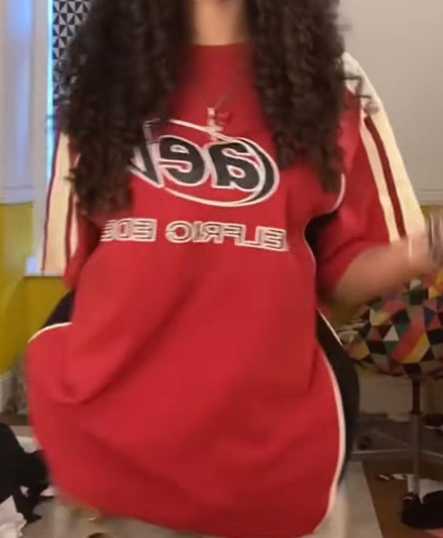 Customer photo review of Aelfric Eden Color Block Speedway Tee