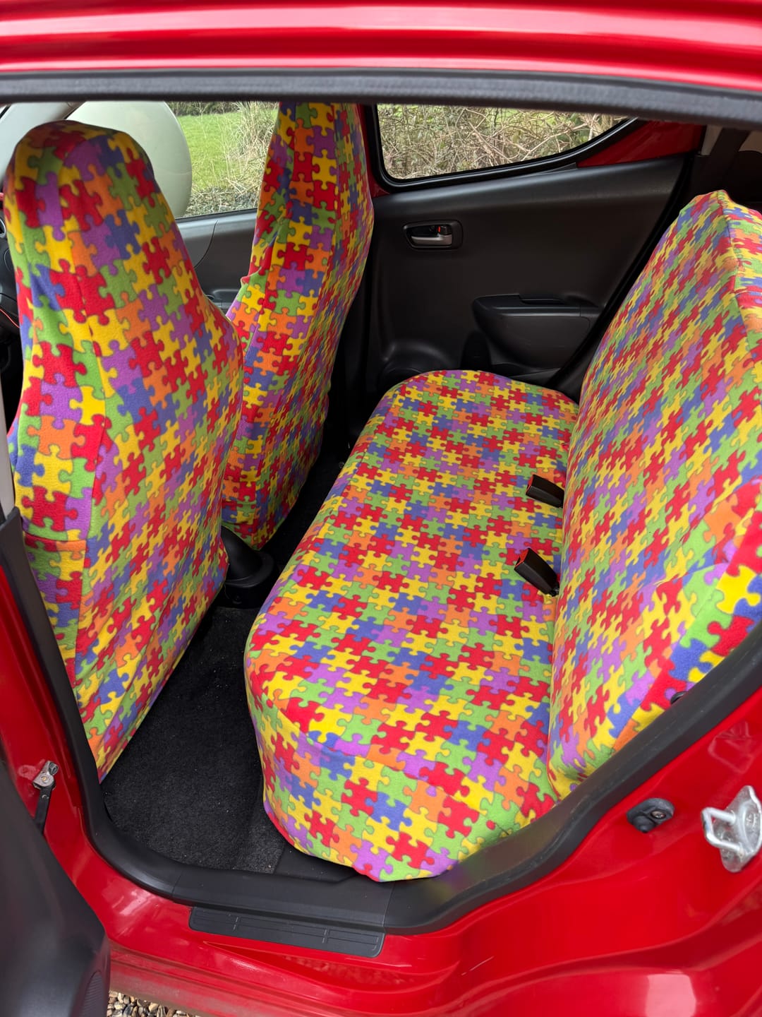 Customer photo review of Jigsaw Anti Pill Polar Fleece Fabric
