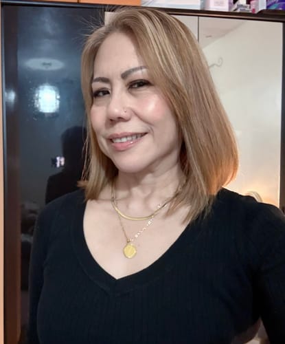 Customer photo review of Engravable Compass Necklace