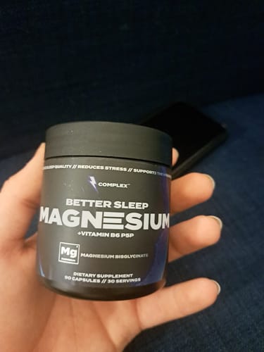 Zákaznická recenze s fotkou produktu Sleep Magnesium