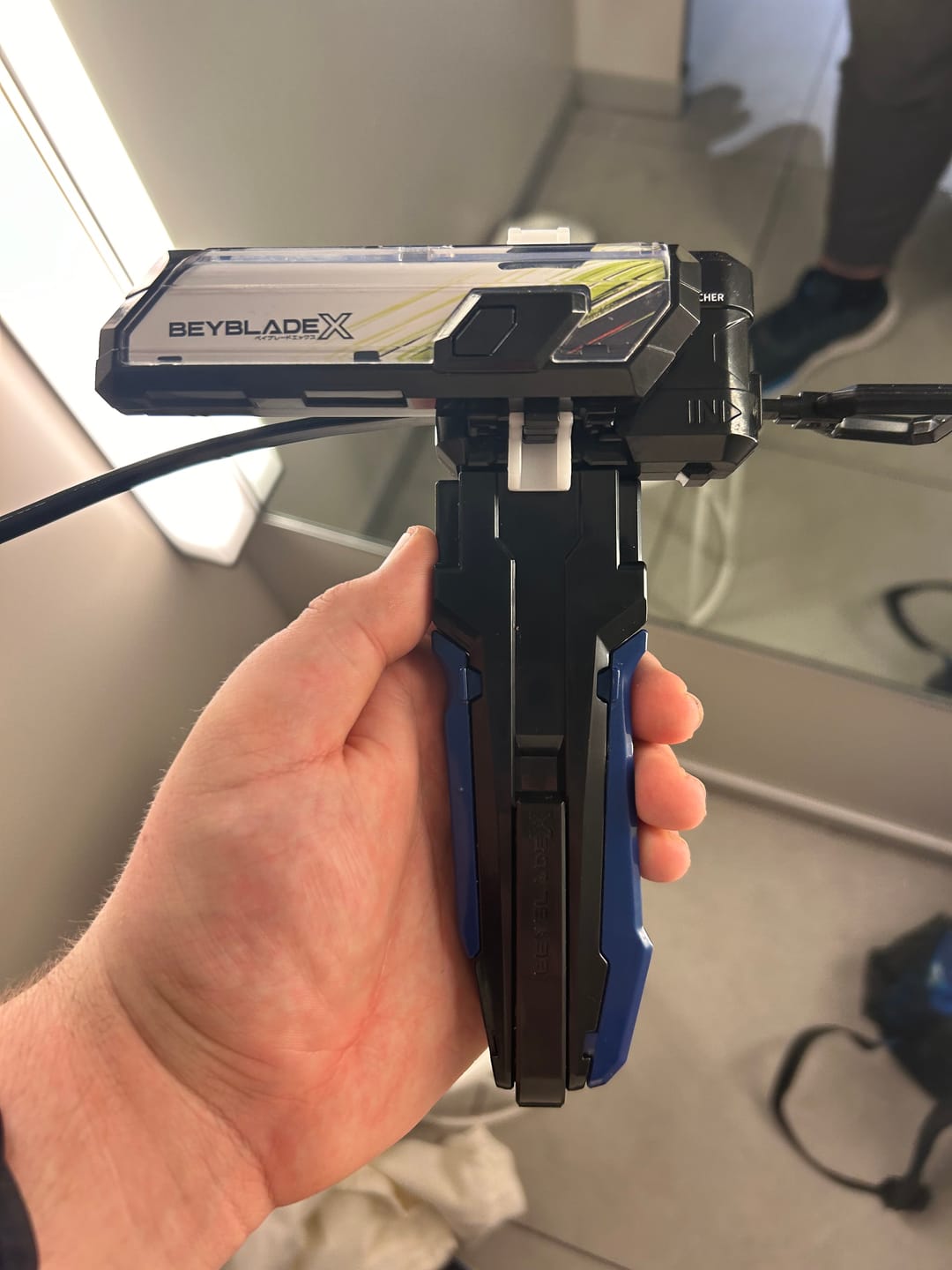 Customer photo review of TAKARA TOMY Beyblade X Launcher Grip BX-11