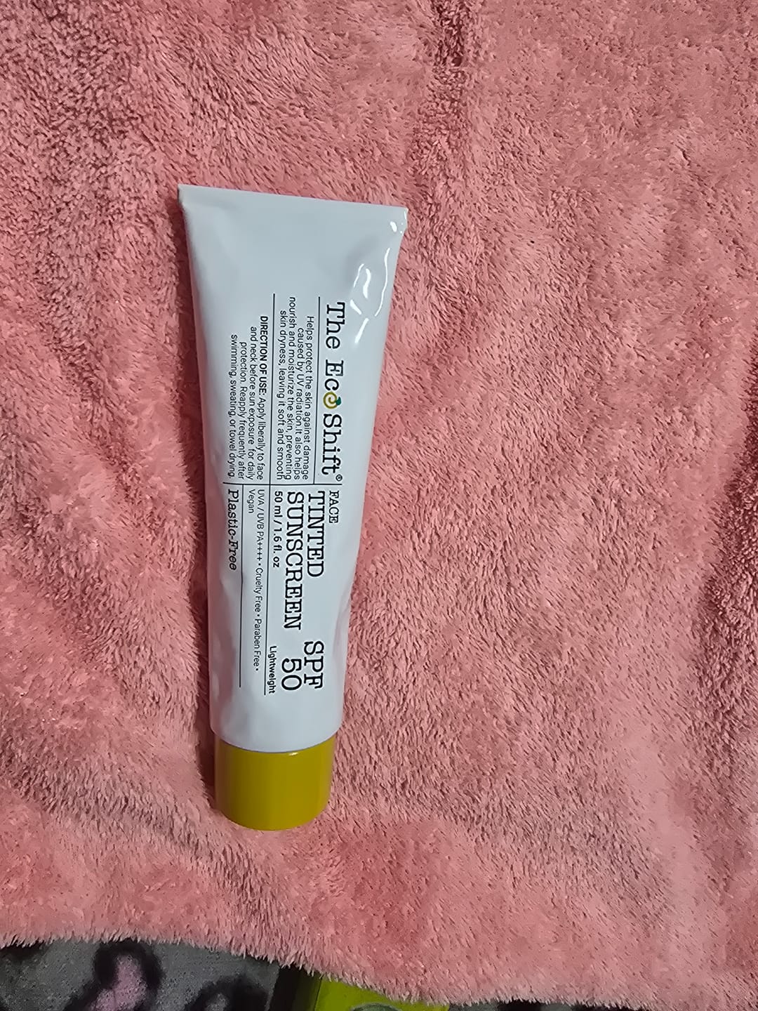Customer photo review of Lightweight  Daily Tinted Sunscreen with SPF50