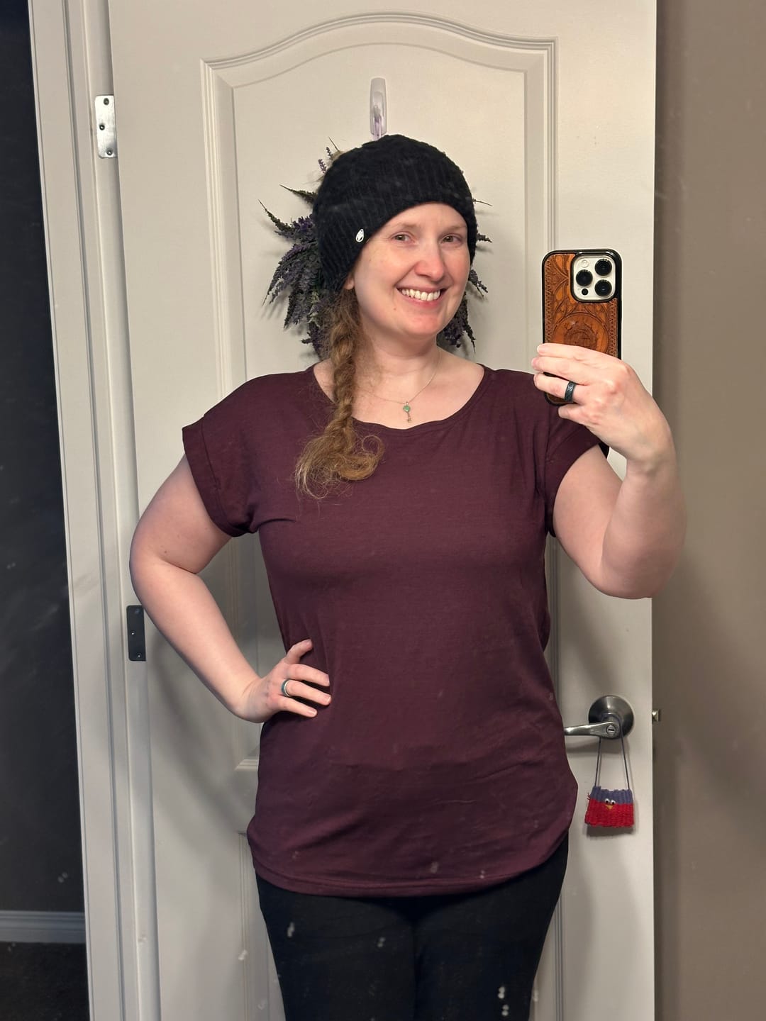Customer photo review of *Pre-Sale* Cuff Tee