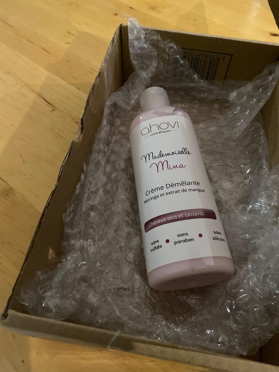 Customer photo review of Crème Démêlante Enfant 250 ML | Cheveux Crépus et Bouclés