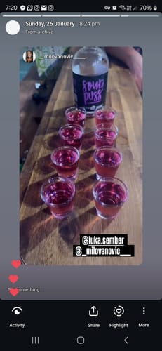 Customer photo review of Sour Puss Grape 700ml