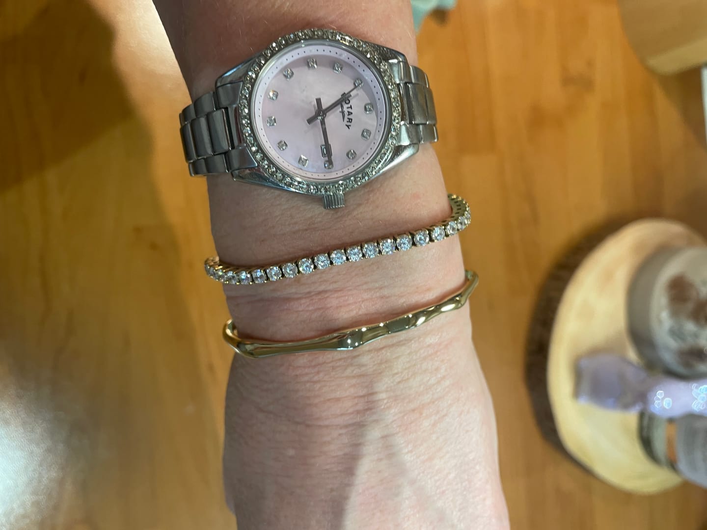 Customer photo review of Bamboo Bangle