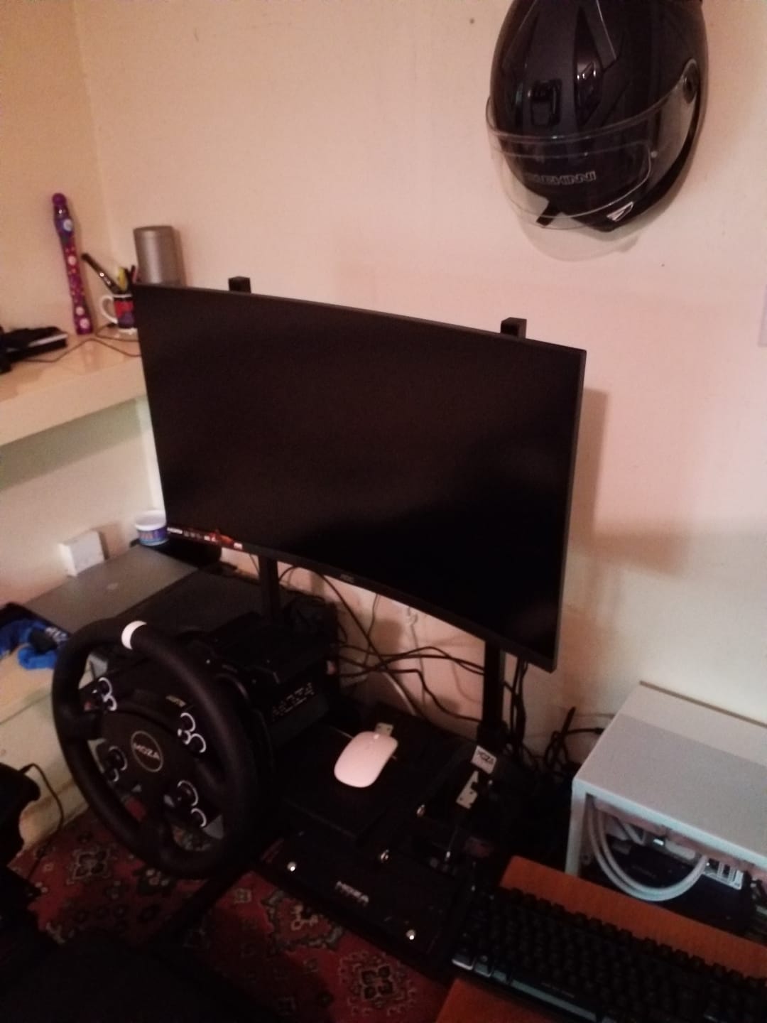 Customer photo review of ART Simulator Single Monitor Mount