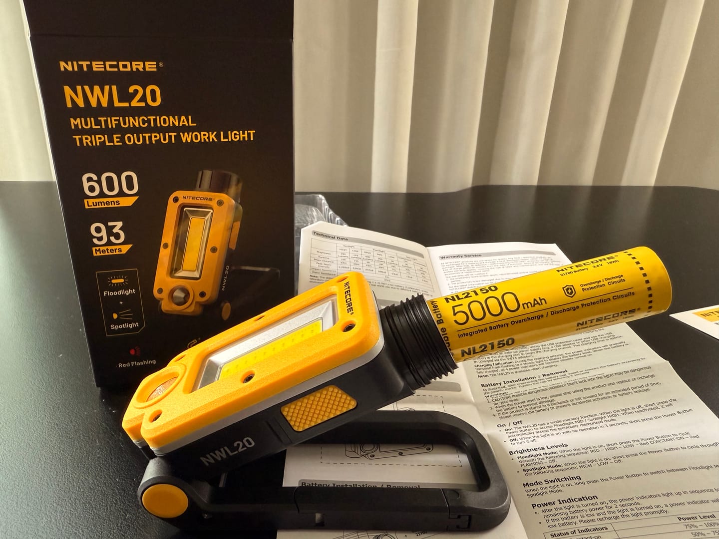 Customer photo review of NWL20 - 600 lumens