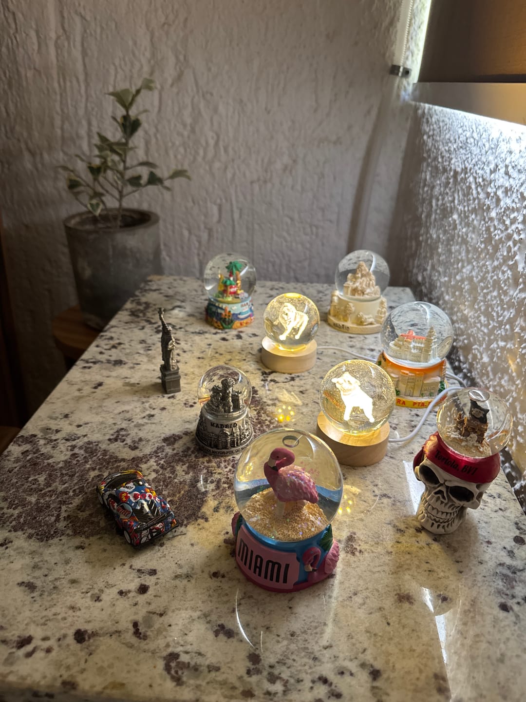 Customer photo review of Esfera de cristal Personalizable
