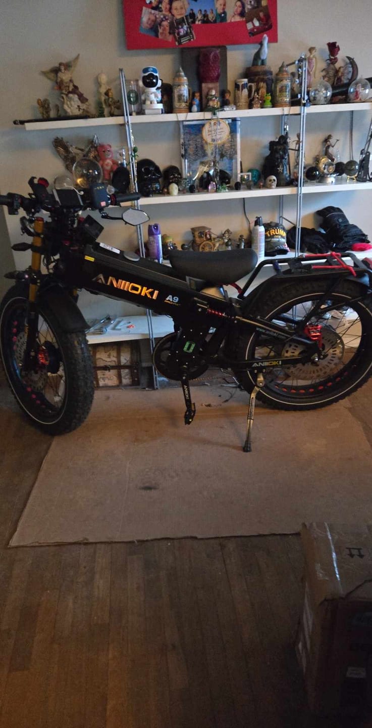 Customer photo review of 2025 Version A9 Pro Max 60V Dual Motor Ebike