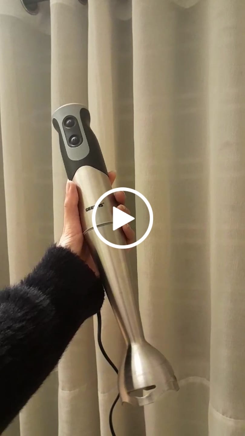 Customer video review of Geepas Stainless Steel Hand Blender