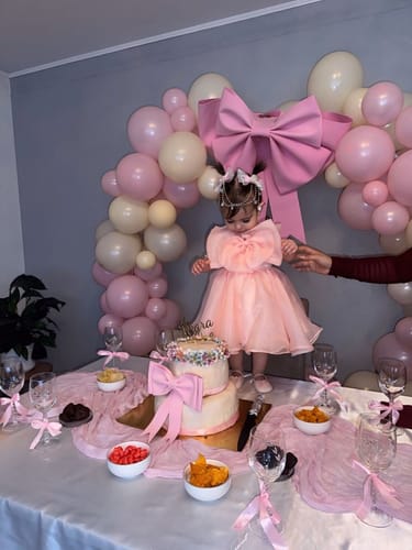 Customer photo review of Cute Baby Girl Dress Christening Birthday Princess Dress
