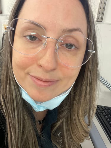 Customer photo review of Sherry Eyeglasses