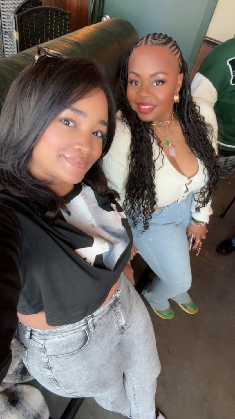 Customer photo review of Golden High-Rise Skinny Jean