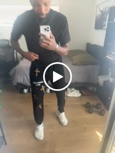 Customer video review of Soldier of God Joggers - Black