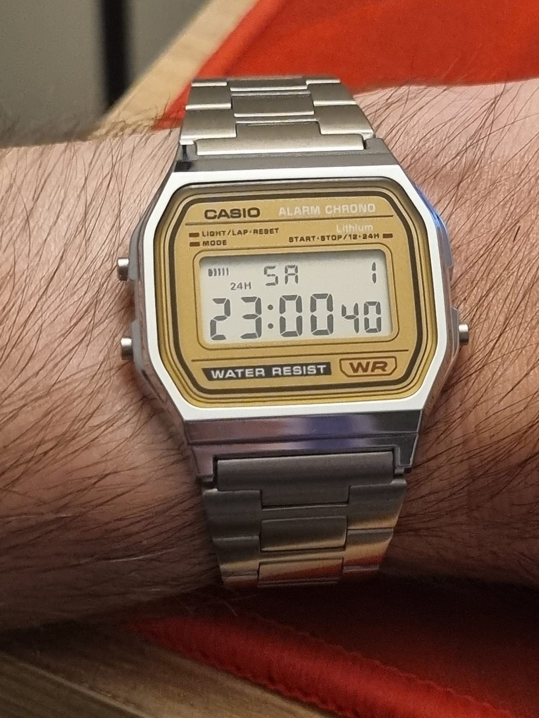 Customer photo review of Reloj Casio Vintage A158WEA-9EF Plateado [EXCLUSIVO]