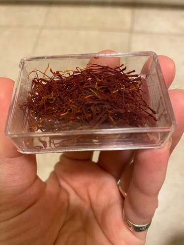 Customer photo review of Organic saffron in pistils PDO Kozanis - 0,5g