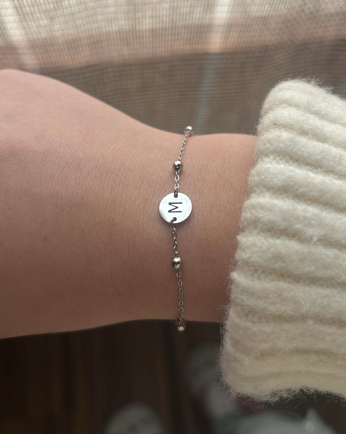Customer photo review of Pulsera Círculo Inicial