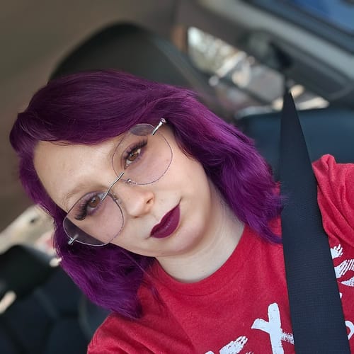 Customer photo review of Aria Eyeglasses