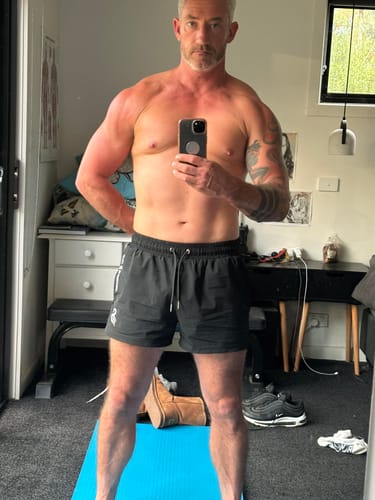Customer photo review of Quads of the Gods - Lift Shorts - Black / White
