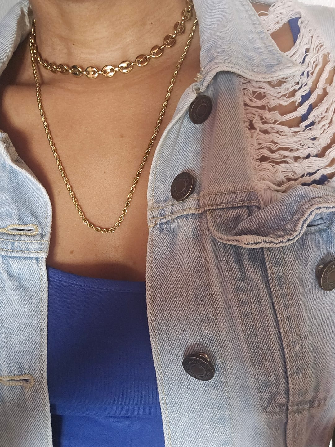 Customer photo review of Puffy Coffee Bean Chain