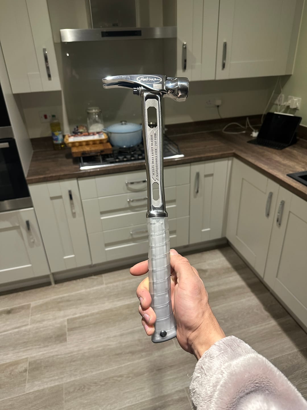 Customer photo review of Martinez Tools | M1 15oz Classic Titanium Framing Hammer