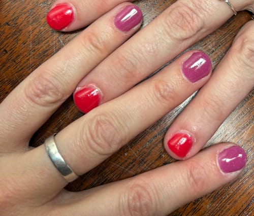 Customer photo review of Premium Dipping Powder Starterset - 6 Kleuren