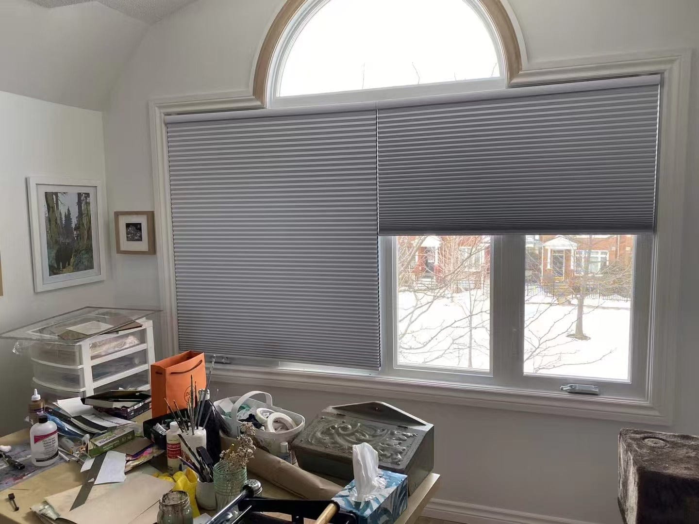 Customer photo review of Cordless Blackout Cellular Shades