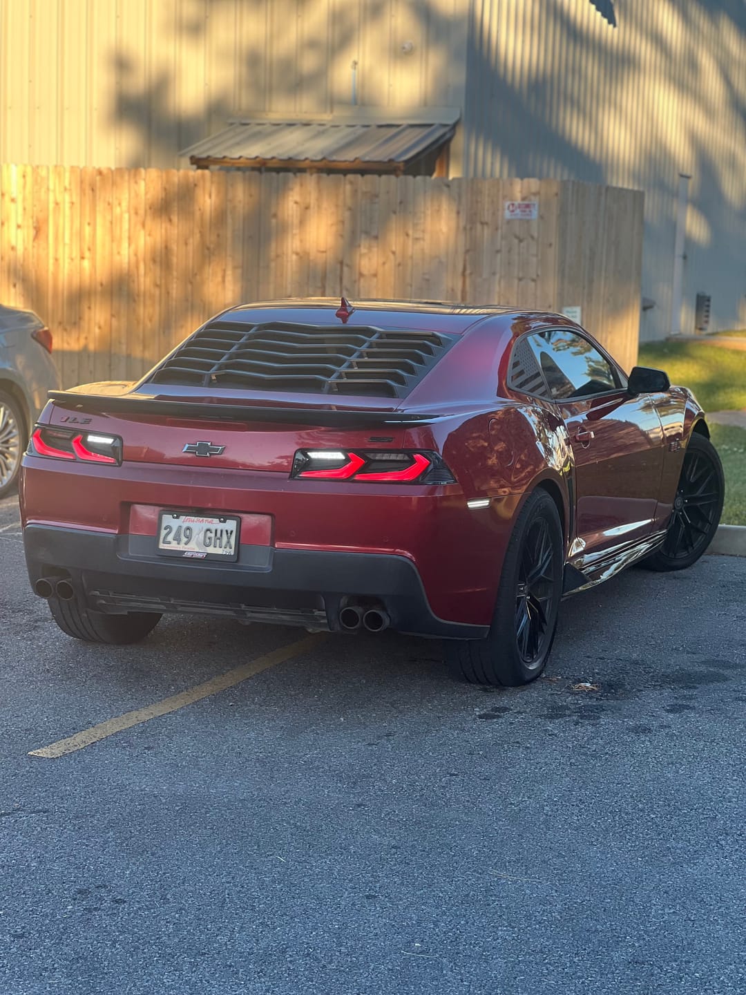 Customer photo review of 2014-2015 CHEVY CAMARO UMBRA LED TAILLIGHTS GLOSS BLACK/SMOKE LENS