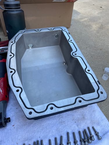 Customer photo review of SPE Motorsport 2011+ 6.7L Powerstroke Oil Pan