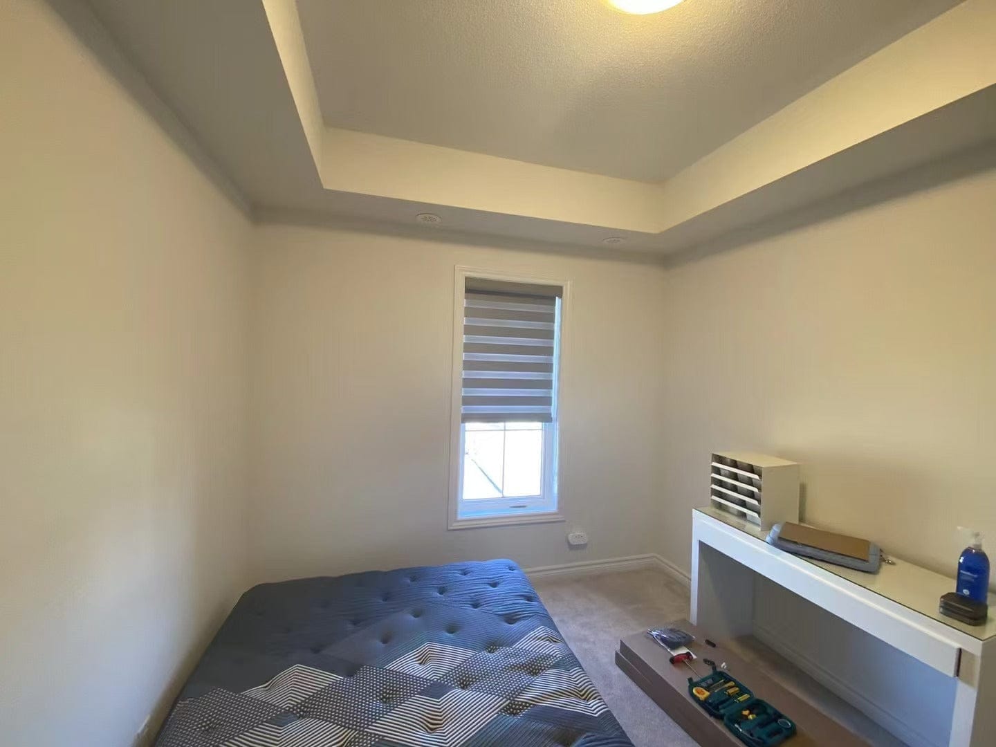 Customer photo review of Room Darkening Zebra Shades