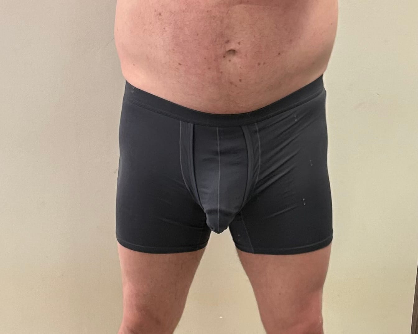 Customer photo review of Sexy Separated Ball Pouch Boxer Briefs For Men